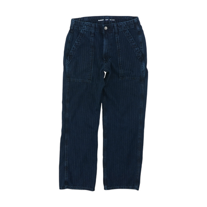 Striped Loose Jeans