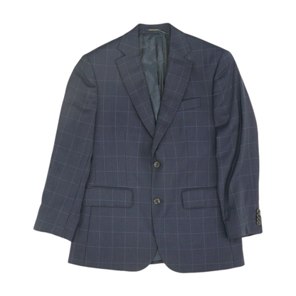 Charles Tyrwhitt Navy Short Check Sport Coat – Image 1