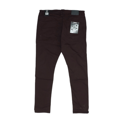 Burgundy Regular Jeans