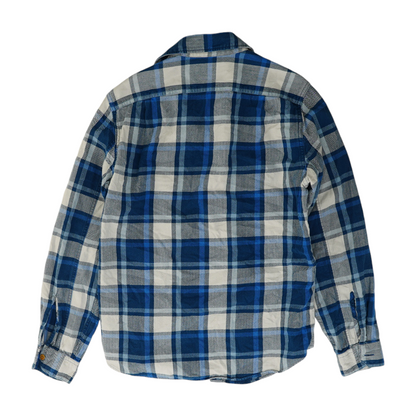 Blue Plaid Long Sleeve Button Down