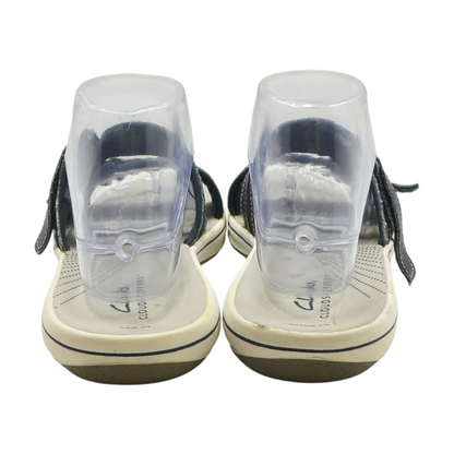 Navy Flat Sandals