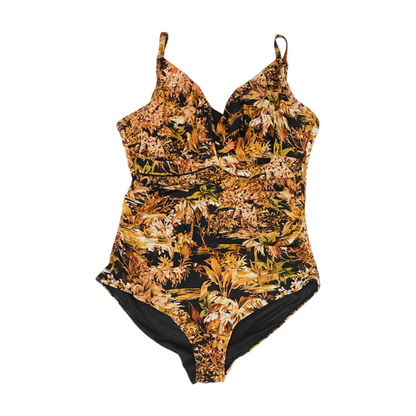 Black Floral One-Piece