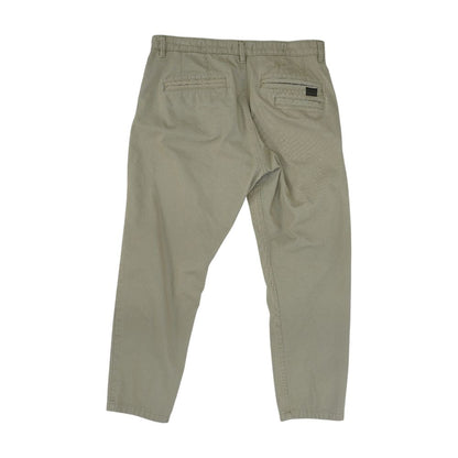 Khaki Solid Chino Pants