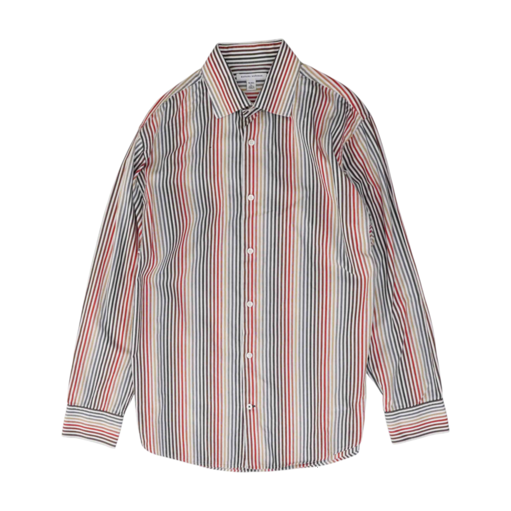 Multi Striped Long Sleeve Button Down