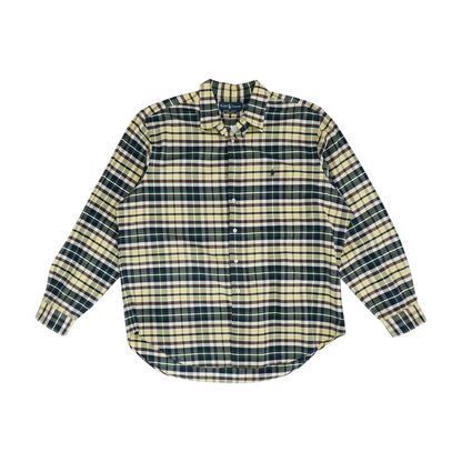 Multi Plaid Long Sleeve Button Down