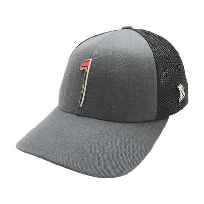 Gray Ballcap Hat