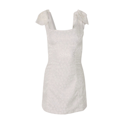 Ivory Hearts Mini Dress