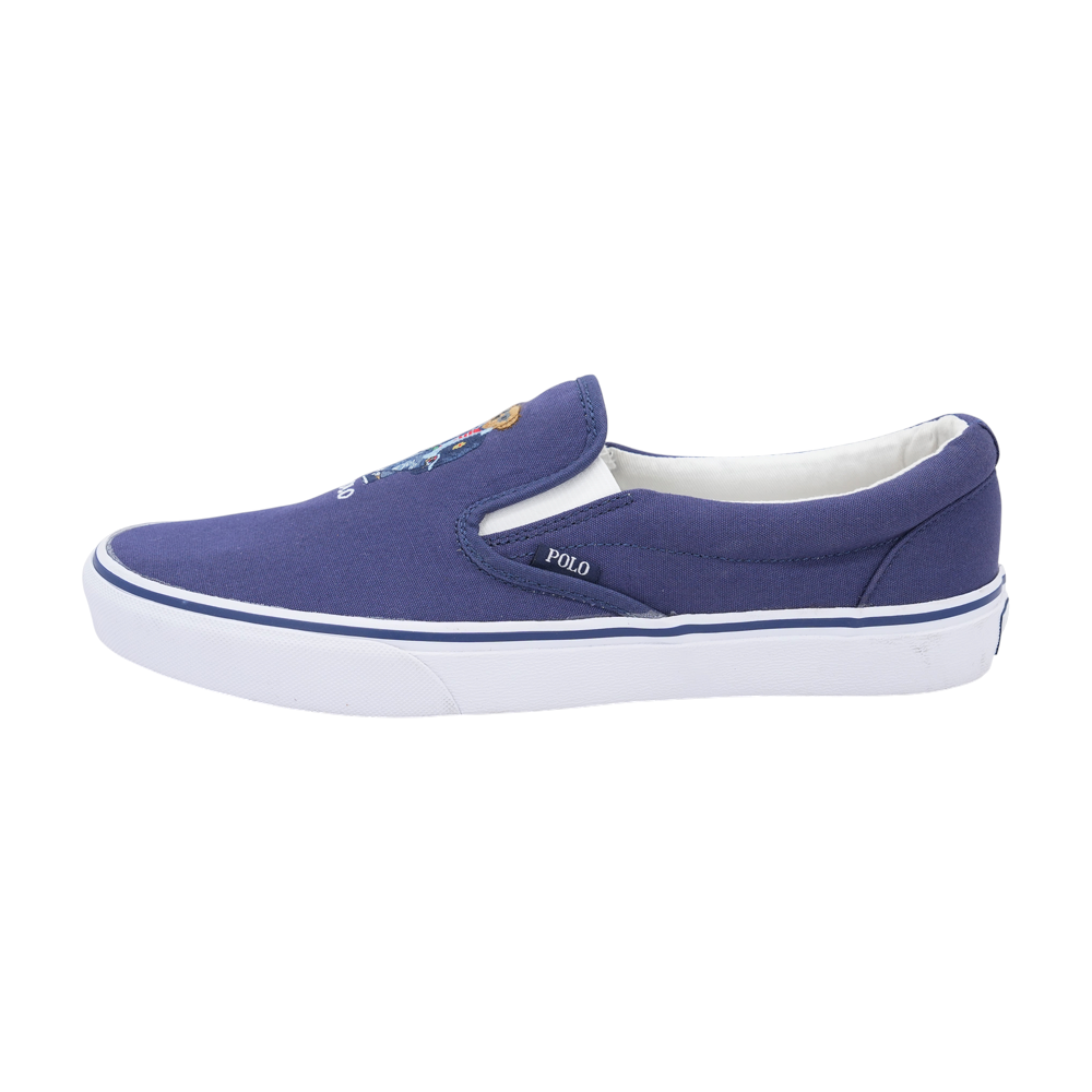 Blue Slip-On Casual Shoes