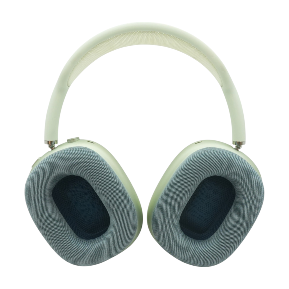Green AirPods Max (Lightning) Noise Cancelling Headphones With Blue Earpads