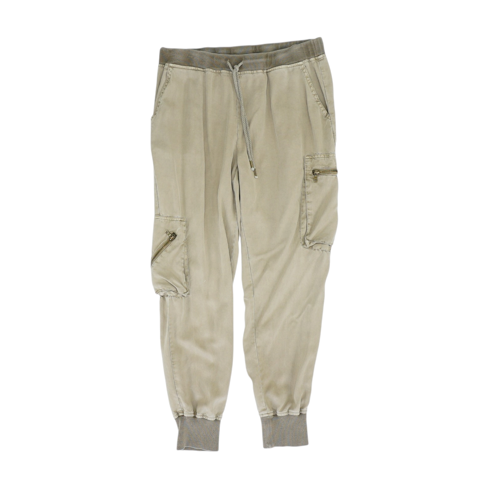 Beige Regular Pants