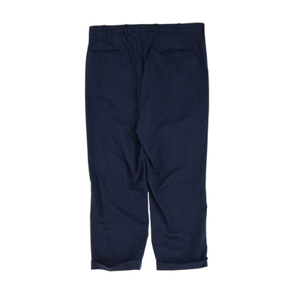 Navy Solid Chino Pants