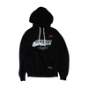 Black Solid Hoodie Pullover