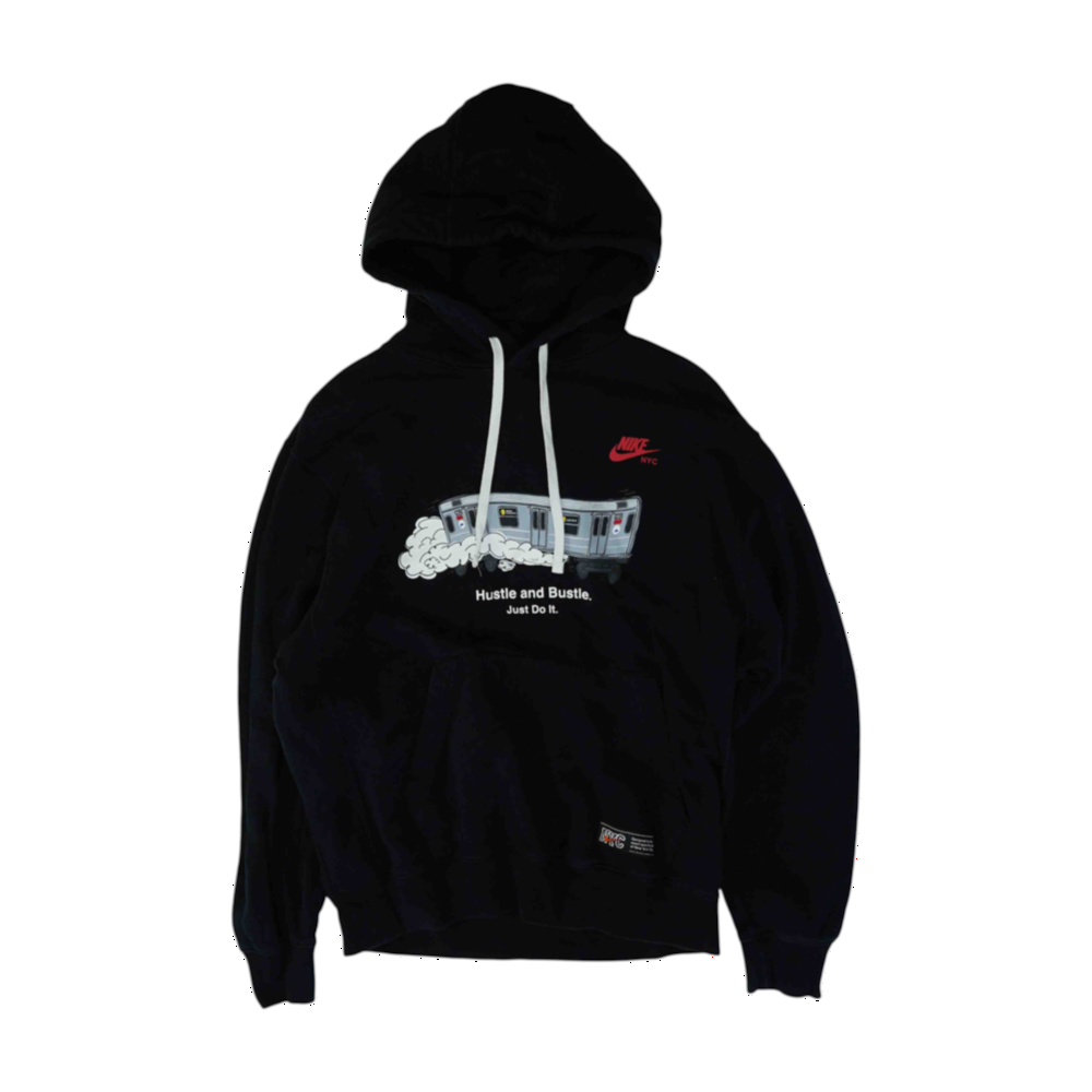 Black Solid Hoodie Pullover