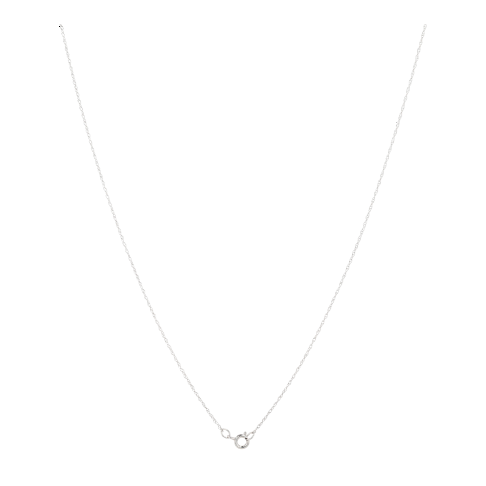1/2 ctw 14K White Gold Diamond Pendant Necklace