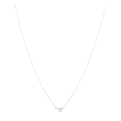 1/2 ctw 14K White Gold Diamond Pendant Necklace