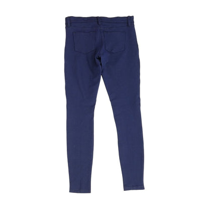 Navy Solid Dress Pants
