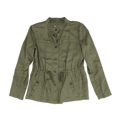 Green Solid Button Down
