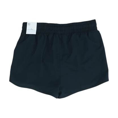 Black Solid Active Shorts