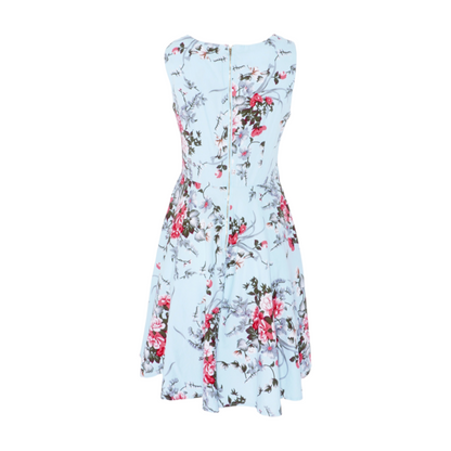 Blue Floral Dress