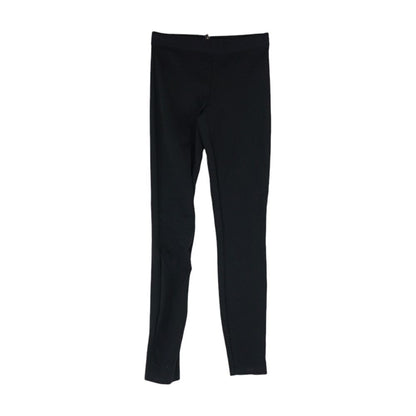 Black Solid Pants
