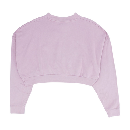 Pink Solid Sweatshirt Pullover