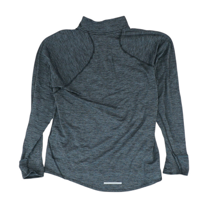 Gray Solid 1/4 Zip Pullover