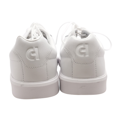 White Lace-Up Dress Shoes