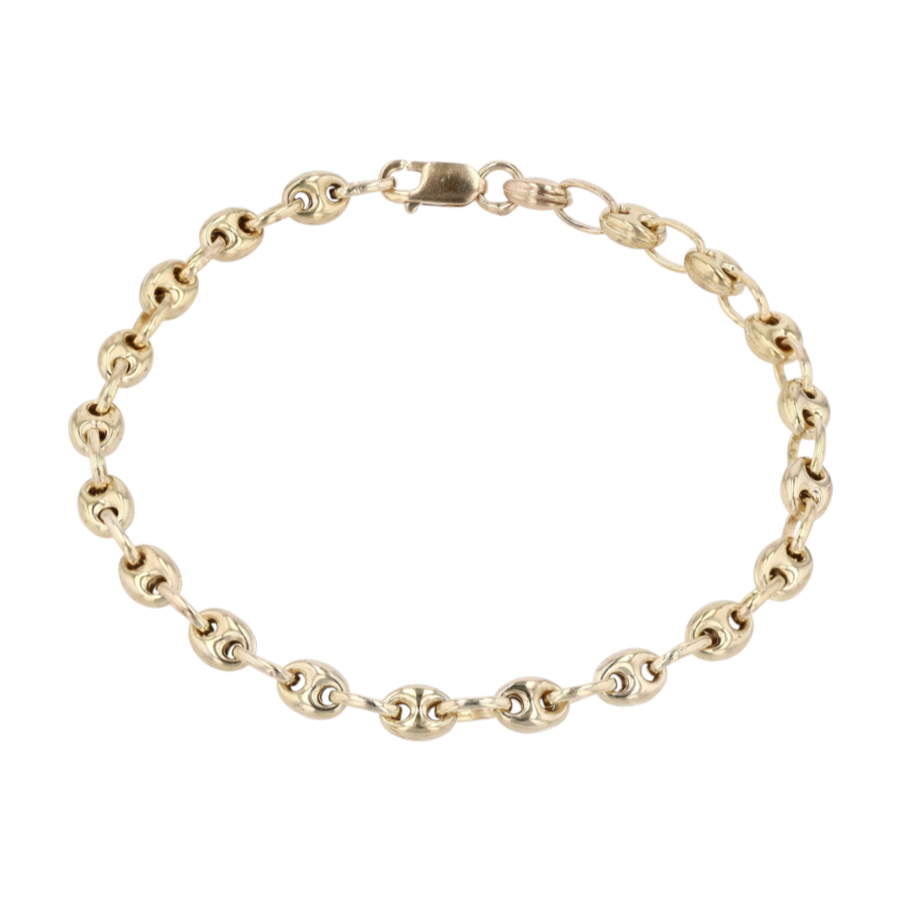 10K Yellow Gold Chain Bracelet