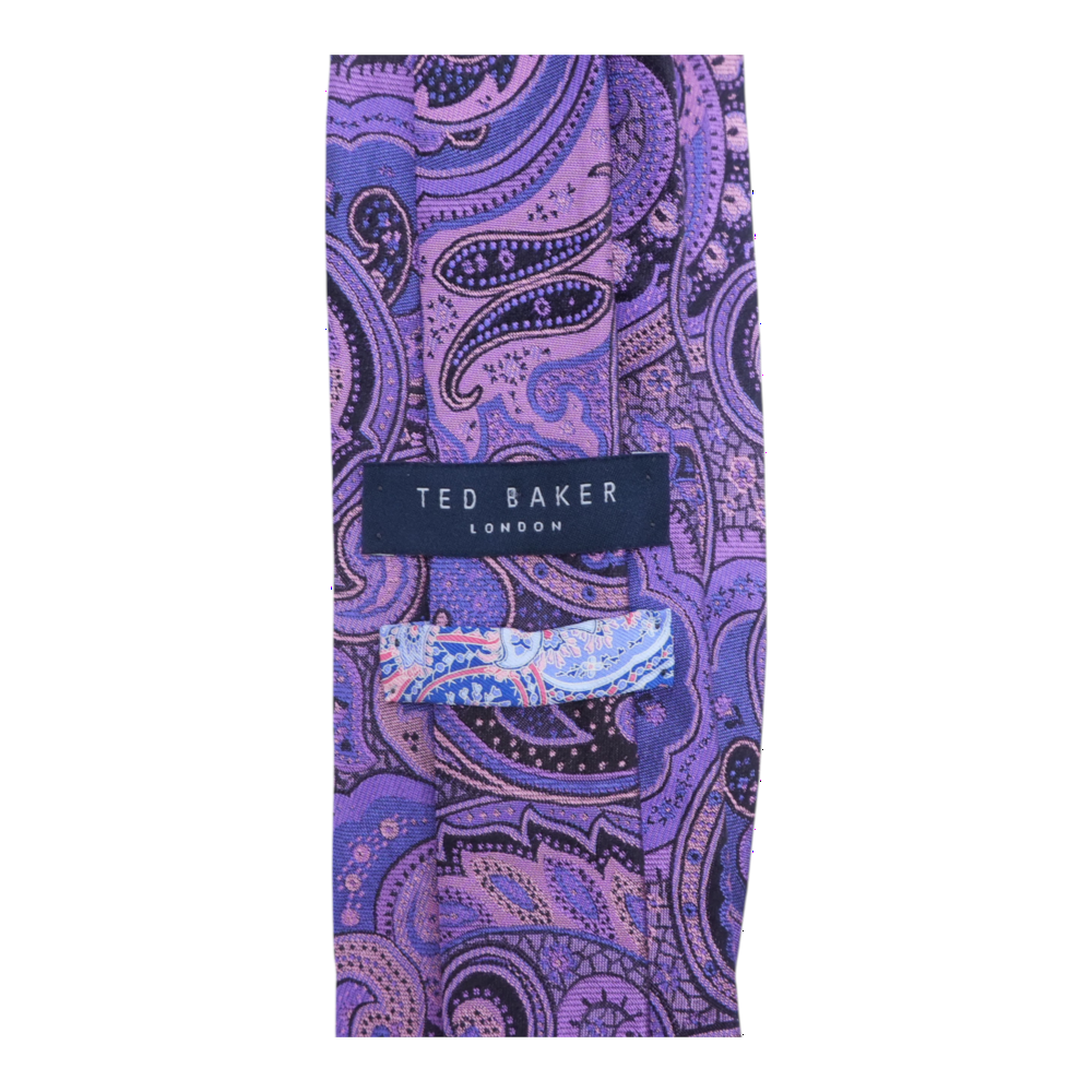 Purple Paisley Neck Tie