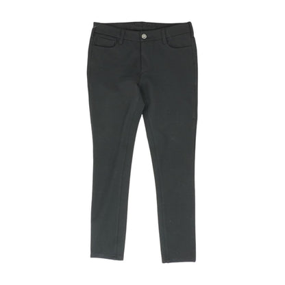 Black Solid Chino Pants