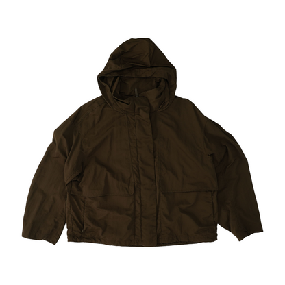 Brown Solid Active Jacket