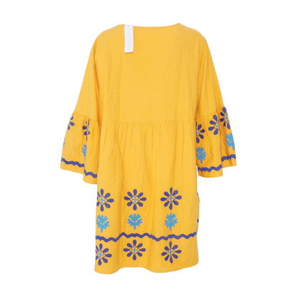 Yellow Plus Mini Dress