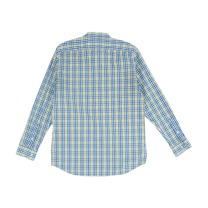 Yellow Plaid Long Sleeve Button Down