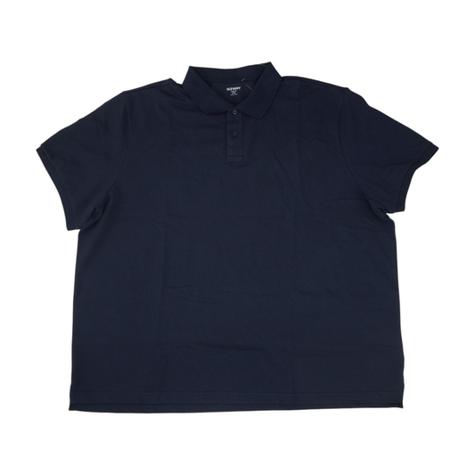 Navy Solid Short Sleeve Polo