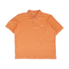 Orange Solid Short Sleeve Polo