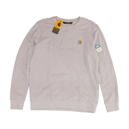 Lavender Solid Sweatshirt Pullover