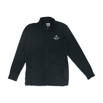 Black Solid Active Jacket