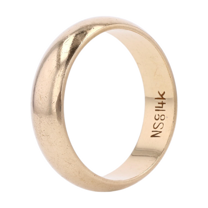 14K Yellow Gold Band Ring