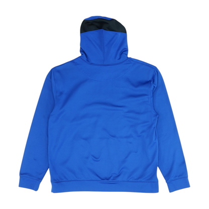 Blue Graphic Hoodie Pullover