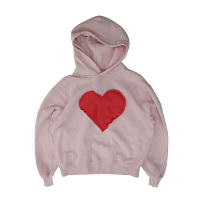 Pink Solid Hoodie Pullover
