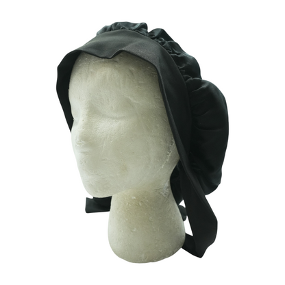Black Silk Bonnet