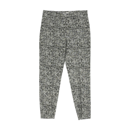 Black Petite Abstract Pants