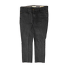 Navy Striped Regular Jeans