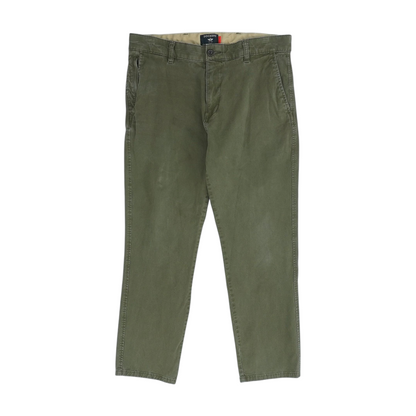 Green Slim Pants