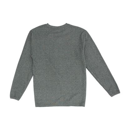 Brown Solid Pullover Sweater