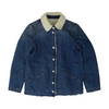 Blue Solid Denim Jacket