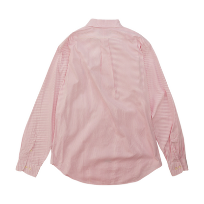 Pink Striped Long Sleeve Button Down
