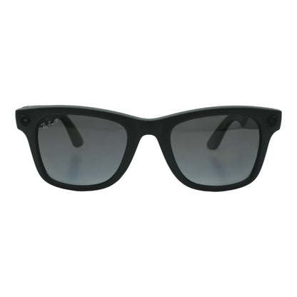 Black Wayfarer Smart Glasses