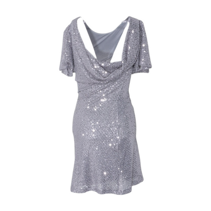 Silver Mini Dress