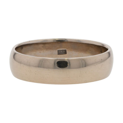 18K Gold 6mm Plain Band